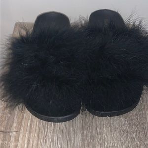 Faux Fur Slides/Slippers